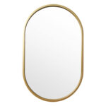 Καθρέπτης Ellipse χρυσό 50x2x80εκ