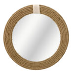 Καθρέπτης Rope φυσικό 60x2x60εκ