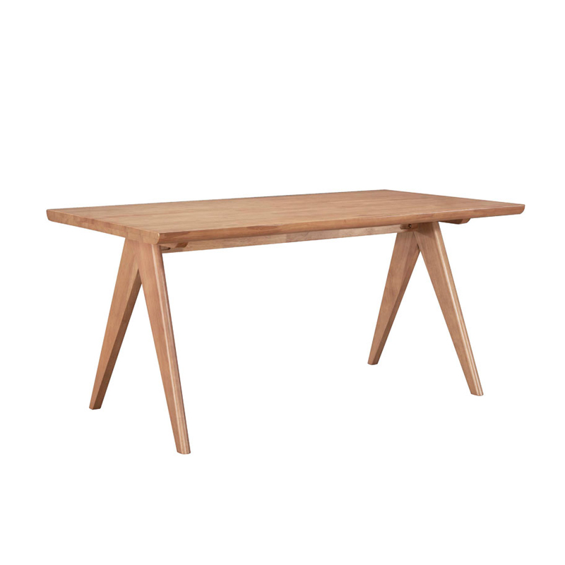 Τραπέζι Winslow pakoworld ξύλο rubberwood σε ανοιχτό καρυδί χρώμα 180x85x75εκ Τραπέζι Winslow ξύλο rubberwood σε ανοιχτό καρυδί χρώμα 180x85x75εκ - Image 1