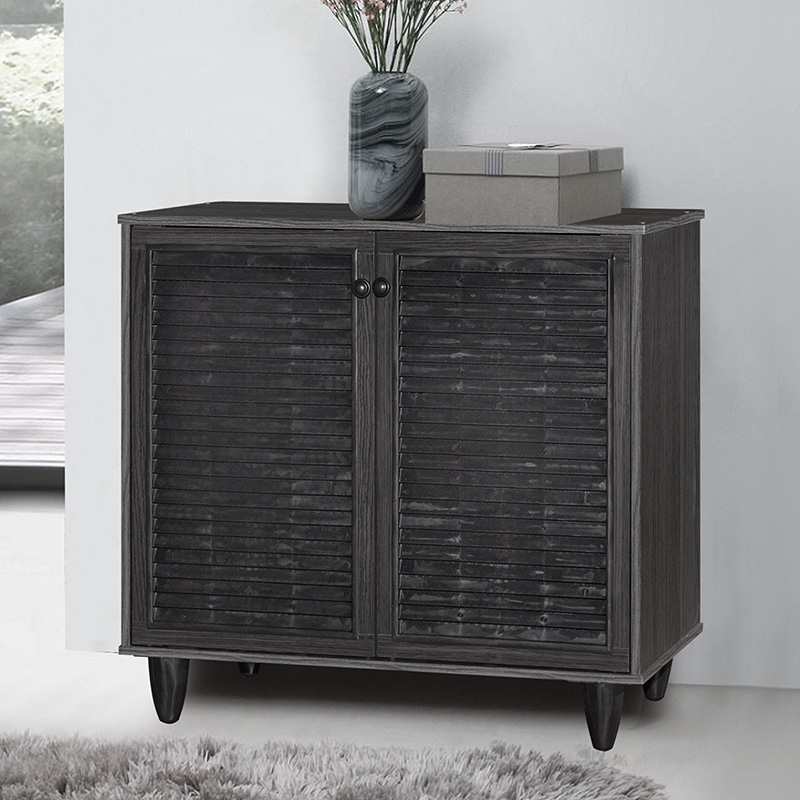 Παπουτσοθήκη-ντουλάπι Ronan pakoworld χρώμα wenge 70.5x35x66εκ Παπουτσοθήκη-ντουλάπι Ronan χρώμα wenge 70.5x35x66εκ - Image 1