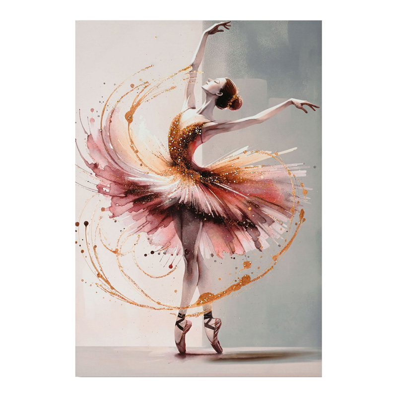 Πίνακας σε καμβά Dancito I 3D Inart 70x2.5x100εκ Πίνακας σε καμβά Dancito I 3D Inart 70x2.5x100εκ - Image 1