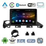 VenCore 3236-10007-0448B - Οθόνη Multimedia Android 15 9" 9109A MTK6762 Octa-Core 2GB/32GB IPS με Πρόσοψη, CarPlay, Android Auto και Υποστήριξη Κάμερας Οπισθοπορείας AHD για Mazda 6 2015-2018 – Μαύρη