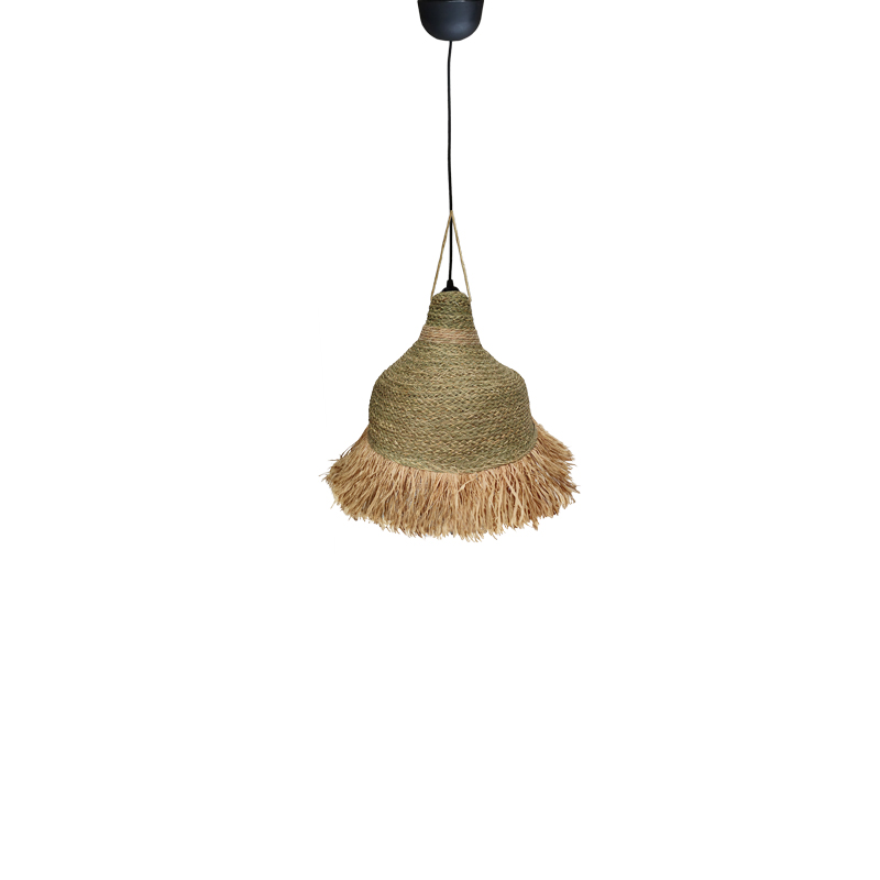 Φωτιστικό οροφής Boher Inart seagrass σε φυσική απόχρωση Φ33x76εκ Φωτιστικό οροφής Boher Inart seagrass σε φυσική απόχρωση Φ33x76εκ - Image 1