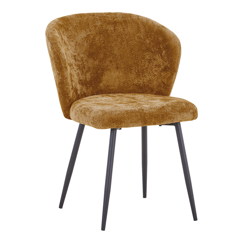 Καρέκλα Karg pakoworld camel ύφασμα-πόδι μαύρο μέταλλο 57x62x80εκ Καρέκλα Karg camel ύφασμα-πόδι μαύρο μέταλλο 57x62x80εκ - Image 1