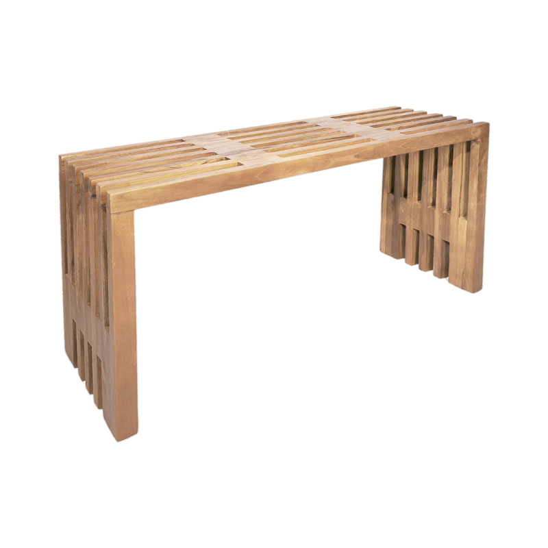 Παγκάκι Zen pakoworld teak ξύλο σε φυσική απόχρωση 90x30x48εκ Παγκάκι Zen teak ξύλο σε φυσική απόχρωση 90x30x48εκ - Image 1