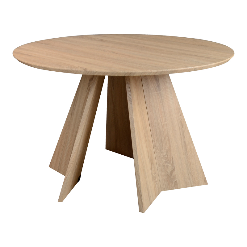 Τραπέζι Bibble pakoworld MDF σε φυσική απόχρωση Φ120x76εκ Τραπέζι Bibble MDF σε φυσική απόχρωση Φ120x76εκ - Image 1