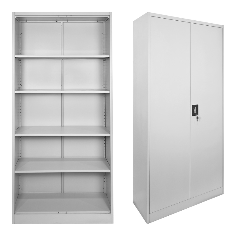 Μεταλλική ντουλάπα Ugren pakoworld ανοιχτό γκρι 90x40x180εκ Μεταλλική ντουλάπα Ugren ανοιχτό γκρι 90x40x180εκ - Image 1