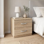 Κομοδίνο Athos σε sonoma απόχρωση 48x40x41.5εκ