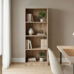 Βιβλιοθήκη Kendy sonoma 60x30x167εκ