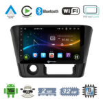 VenCore 3236-10007-0439B - Οθόνη Multimedia Android 15 9" 9109A MTK6762 Octa-Core 2GB/32GB IPS με Πρόσοψη, CarPlay, Android Auto και Υποστήριξη Κάμερας Οπισθοπορείας AHD για Mitsubishi Lancer 1995-2001 – Μαύρη