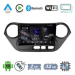VenCore 3236-10005-0506B - Οθόνη Multimedia Android 15 9" PX5S Octa-Core 2GB/32GB IPS με Πρόσοψη, CarPlay, Android Auto και Υποστήριξη Κάμερας 360° για Hyundai i10 2014-2020 – Μαύρη