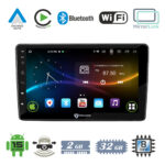 VenCore 3236-10008-0410B - Οθόνη Multimedia Android 15 10.1" 9109A MTK6762 Octa-Core 2GB/32GB IPS με Πρόσοψη, CarPlay, Android Auto και Υποστήριξη Κάμερας Οπισθοπορείας AHD για Fiat 500L 2012-2018 – Μαύρη