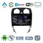 VenCore 3236-10006-0481B - Οθόνη Multimedia Android 15 10.1" PX5S Octa-Core 2GB/32GB IPS με Πρόσοψη, CarPlay, Android Auto και Υποστήριξη Κάμερας 360° για Nissan Note 2013-2018 – Μαύρη