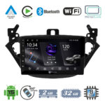 VenCore 3236-10005-0425B - Οθόνη Multimedia Android 15 9" PX5S Octa-Core 2GB/32GB IPS με Πρόσοψη, CarPlay, Android Auto και Υποστήριξη Κάμερας 360° για Opel Corsa E 2015-2018 – Μαύρη