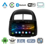 VenCore 3236-10008-0527B1 - Οθόνη Multimedia Android 15 10.1" 9109A MTK6762 Octa-Core 2GB/32GB IPS με Πρόσοψη, CarPlay, Android Auto και Υποστήριξη Κάμερας Οπισθοπορείας AHD για Subaru Justy 2008-2010 – Μαύρη
